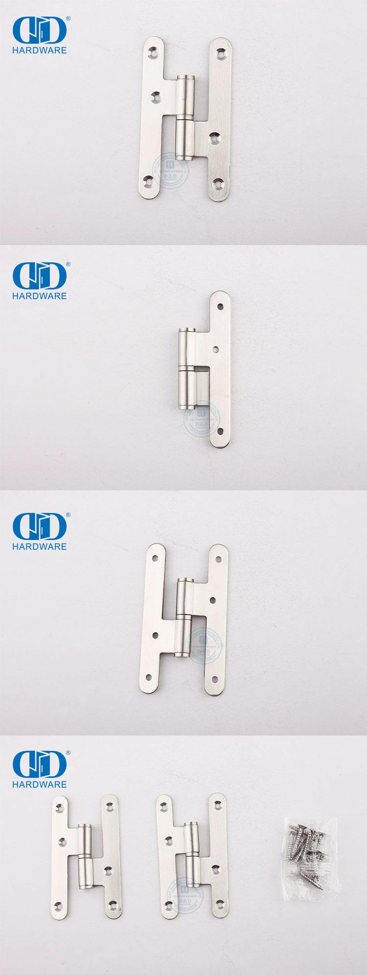 Stainless Steel Round Corner H Hinge Vlekvrye staal ronde hoek H-skarnier