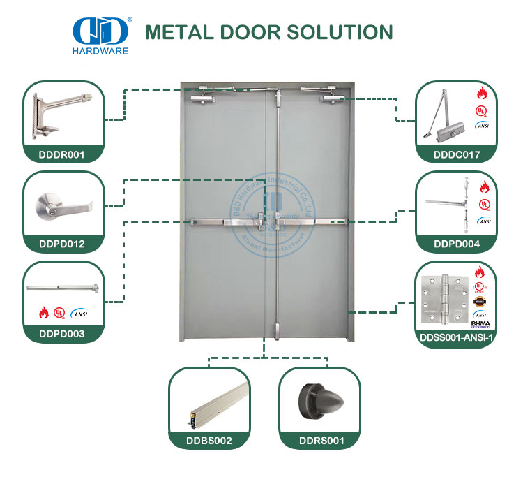 metal door hinge metaal deurskarnier