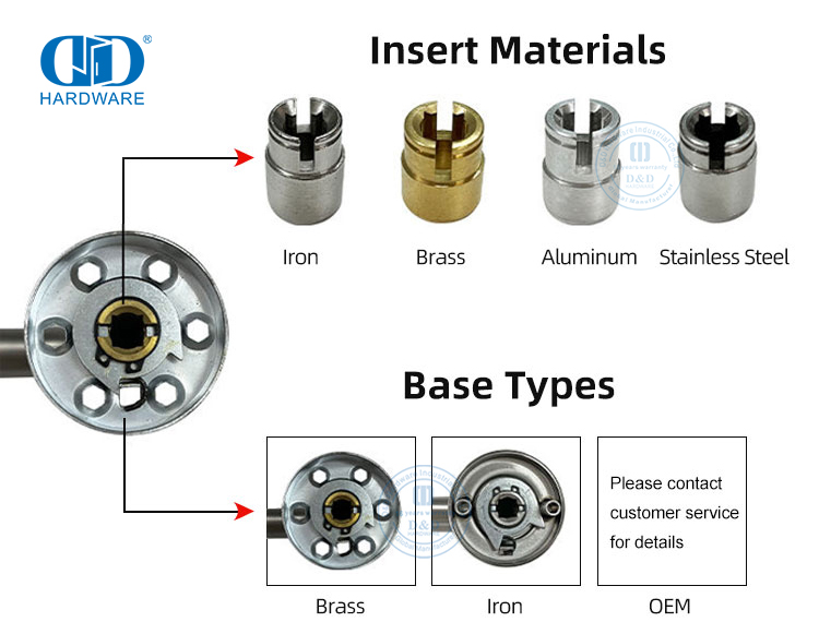 Stainless Steel Door Handle Vlekvrye staaldeurhandvatsel