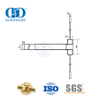 Vertikale staaftipe halflengte paniektoestel vir kommersiële deur-DDPD002-SSS
