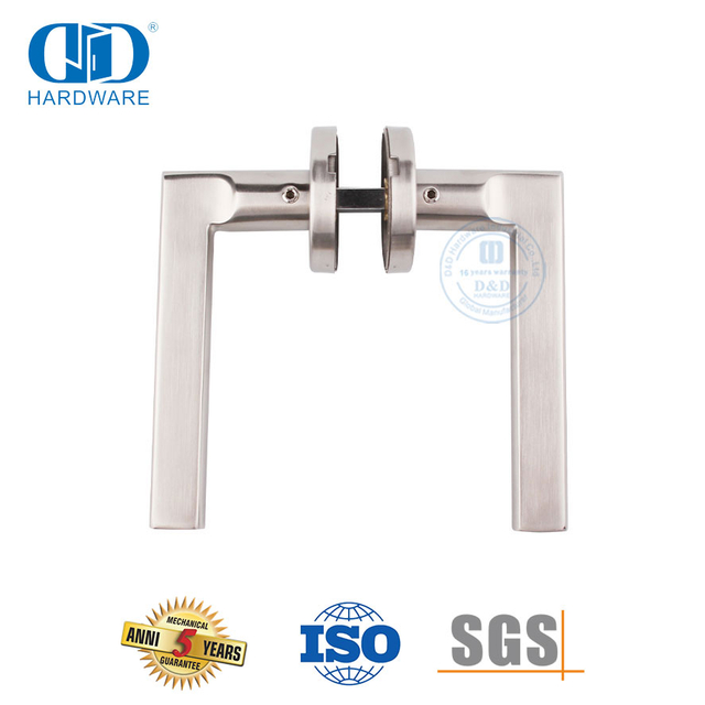 Euro-styl deurtoebehore Soliede hefboomhandvatsel vir aluminiumdeur-DDSH023-SSS