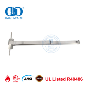 Brandgegradeerde Paniekuitgang Toestel Vertikale Rod Touch Bar-DDPD024-SSS