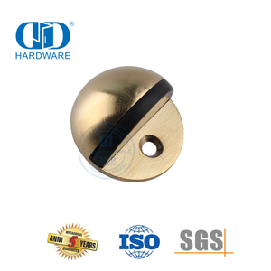 Satyn Messing Deur Hardeware Duursame vloergemonteerde tipe sinklegering deurstopper-DDDS004-SB