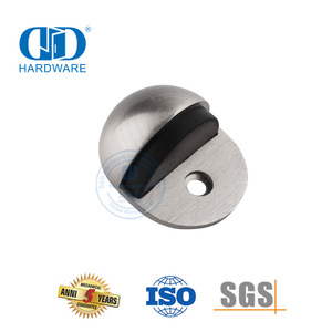 Vloer gemonteerde tipe Halfmaan sinklegering deurstopper vir kommersiële deur-DDDS003-SN