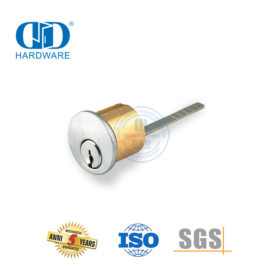 Soliede koperknophendelsilinder vir American Standard Mortise Lock-DDLC017-29mm-SN