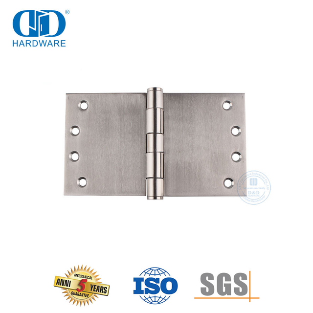 Deur Hardeware Toebehore Passtuk SUS 304 Wye Gooi Deur Skarnier-DDSS049-100x180x3.4mm