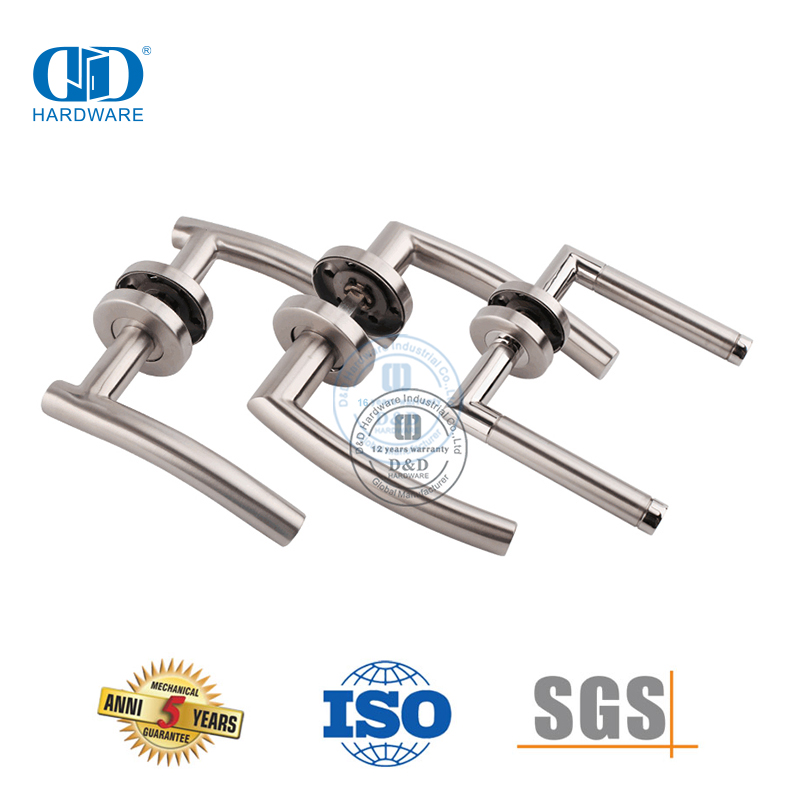 Anti-slip ontwerp vlekvrye staal satyn gepoleerde soliede hefboomhandvatsel-DDSH029-SSS