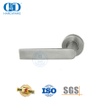Enkel buig 304 vlekvrye staal hefboom deurhandvatsel op ronde roset-DDTH043-SSS