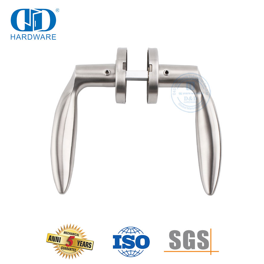 Klassis Geboë ontwerp vlekvrye staal soliede sirkelvormige hefboom deurhandvatsel-DDSH026-SSS