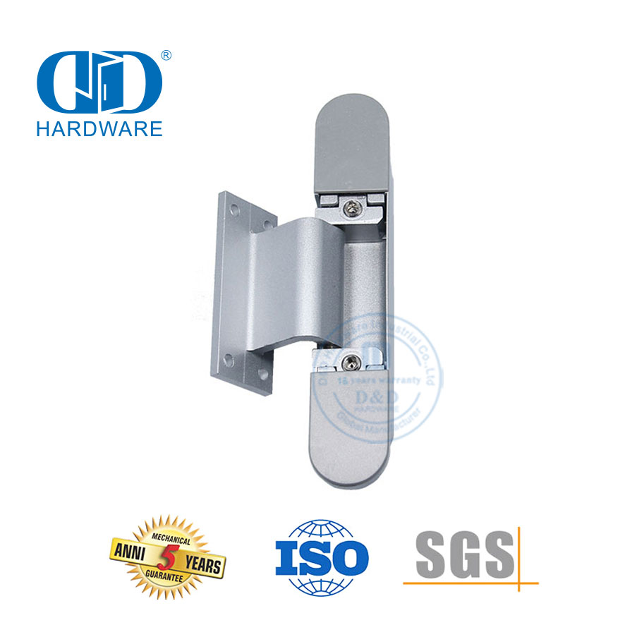 Sinklegering aluminium Swaardiens verstelbare versteekte skarniere vir deure-DDCH017