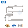 Gebruik vlekvrye staal vierkantige soliede hefboom voordeurhandvatsel-DDSH057-SSS wyd