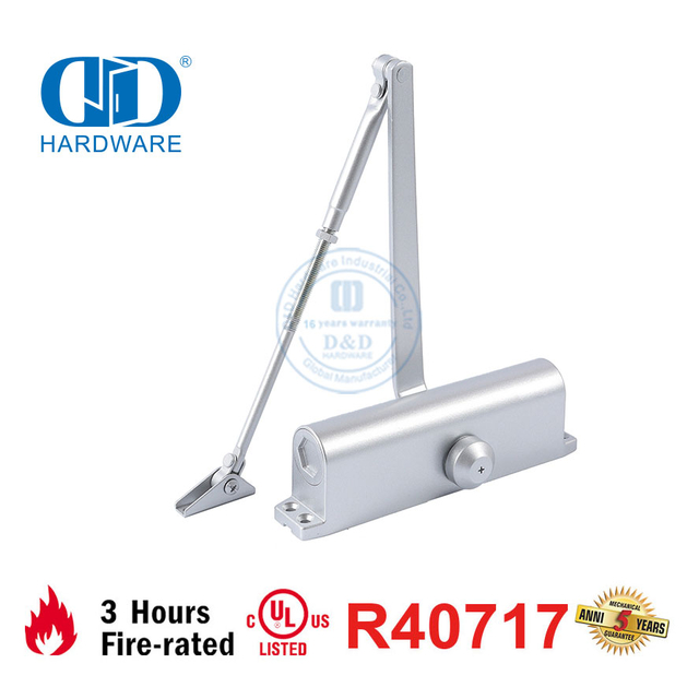 Warmverkope swaardiens 80-120KG 1250mm CE UL 10C Gelyste brandgegradeerde deursluiter met rugkontrole-DDDC040