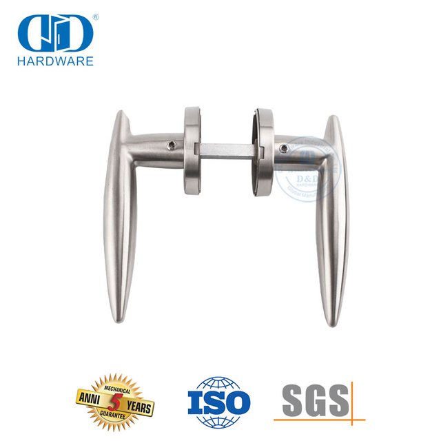 Moderne soliede vlekvrye staal insteekslot hardeware hefboomhandvatsel vir hotelle-DDSH021-SSS