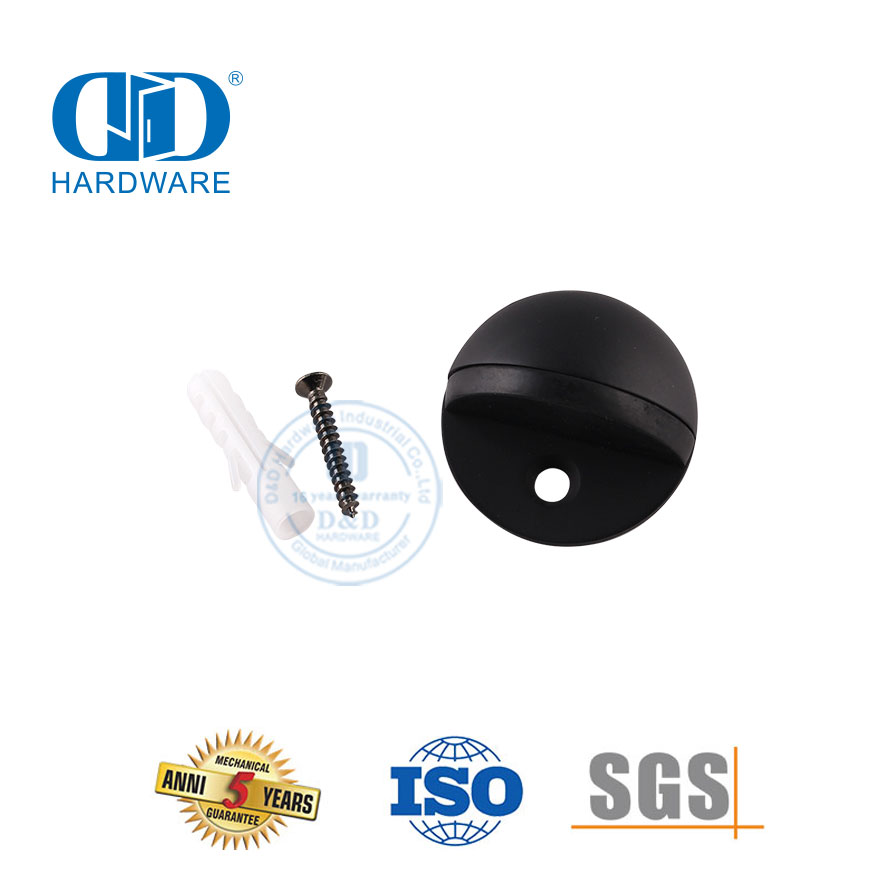 Sinklegering Hemisferiese koepelvorm Vloergemonteerde deurstopper-DDDS004-MB