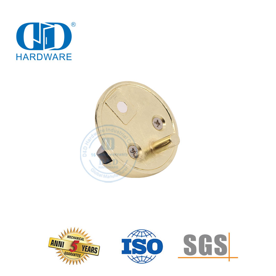 PVD-afwerking sinklegering hardeware halfsirkel halfrond deurstopper-DDDS004-PVD