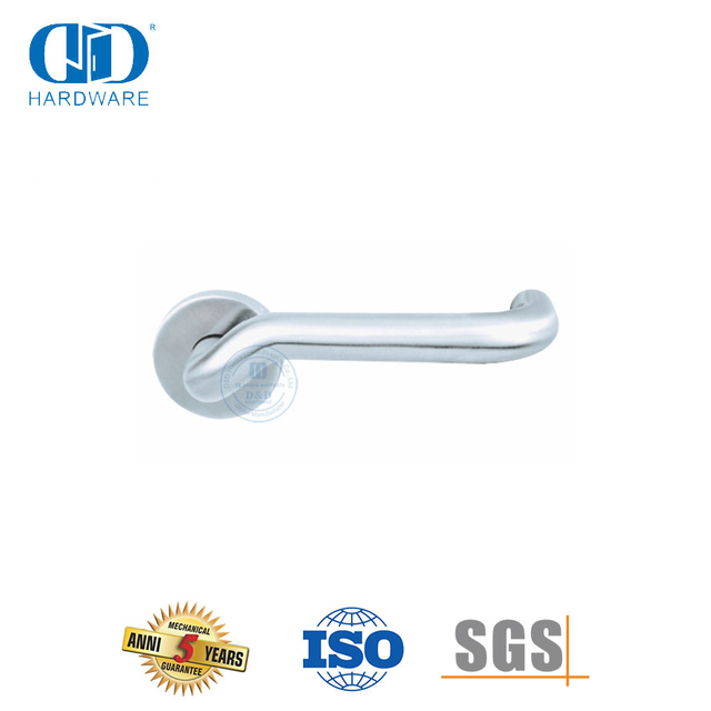 Goeie kwaliteit eenvoudige styl vlekvrye staal gestremde deurhandvatsel-DDTH016-SSS