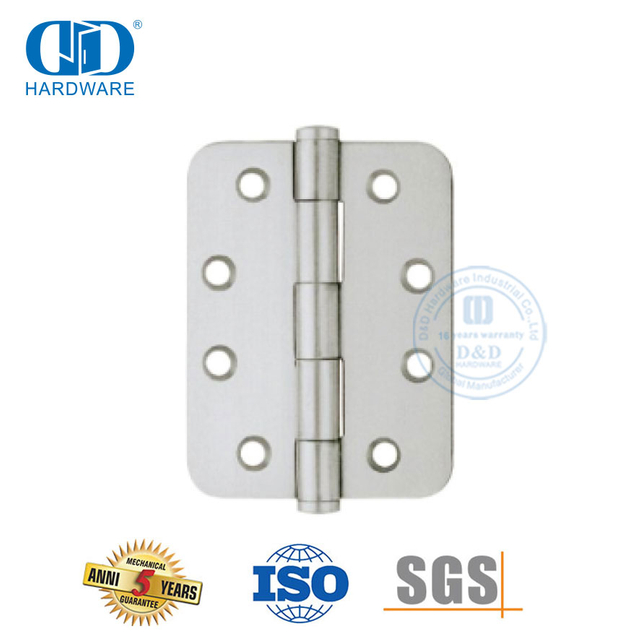 Goeie prys vlekvrye staal ronde hoek deur skarnier -DDSS006