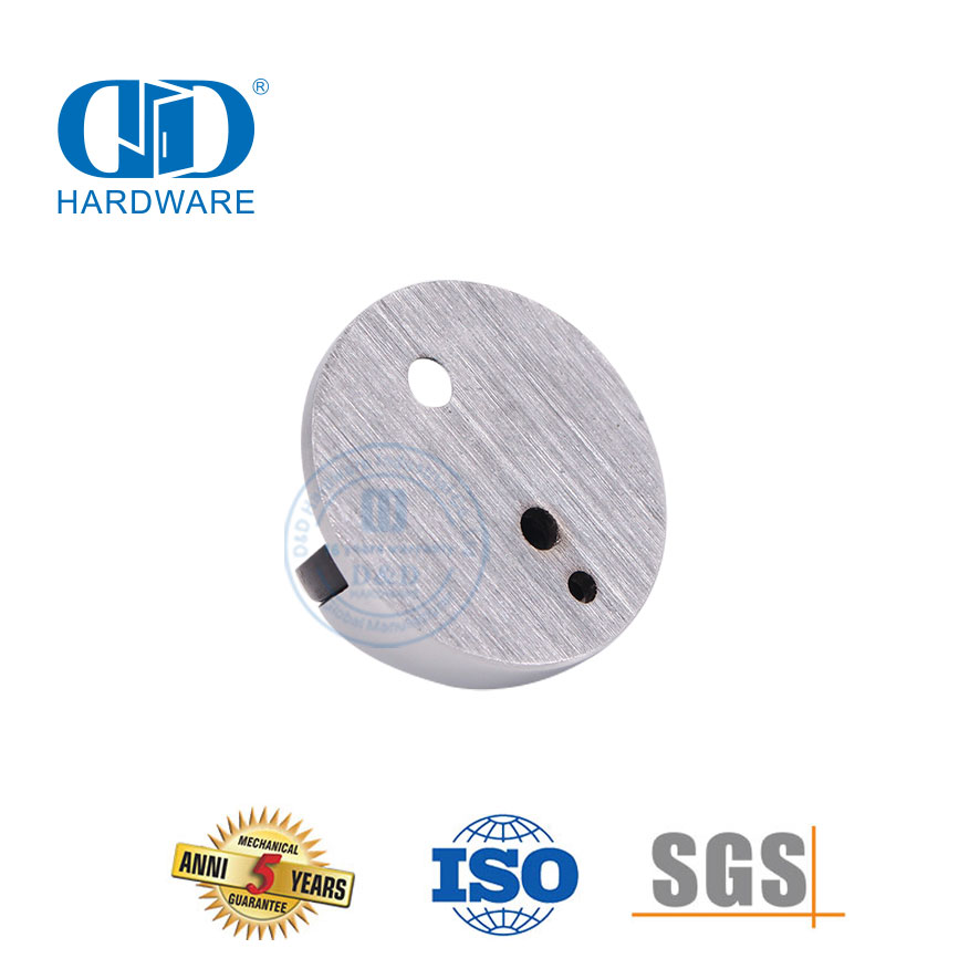Satyn Chrome Anti Botsing Half Dome Halfrond Deur Stop Holder-DDDS004-SC
