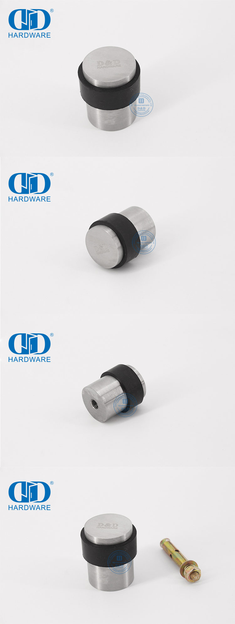 Vloer gemonteerde deurstopper