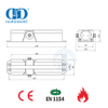 Veerverstelling deursluiter Brandgegradeerde CE EN1154 Aluminiumlegering deursluiter-DDDC014