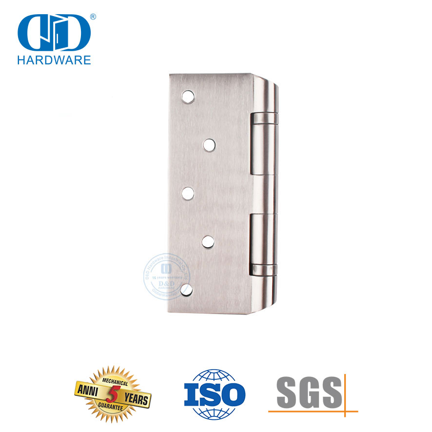 Vlekvrye staal 5 duim dubbelkogellager deurskarnier vir hospitaalprojek-DDSS044-B-5x3.5x3.0mm