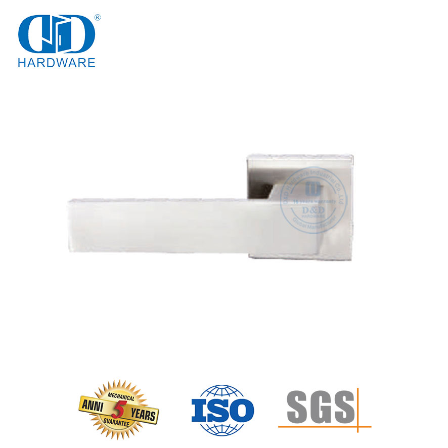 Hoë kwaliteit Europese styl metaaldeur hardeware soliede hefboomhandvatsels-DDSH058-SSS
