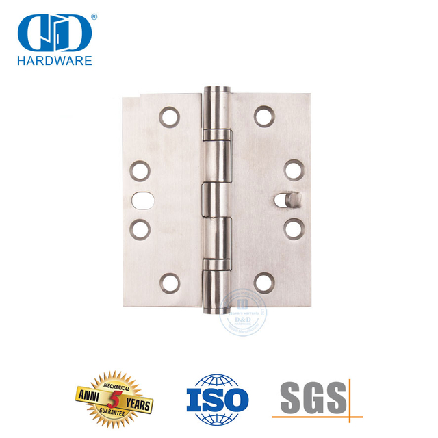 Vyf Knuckle vlekvrye staal metaal deur hardeware Enkel sekuriteit skarnier-DDSS015-B
