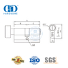 Satyn nikkel afwerking kwaliteit soliede koper EN 1303 toiletdeur silinder-DDLC007-70mm-SN
