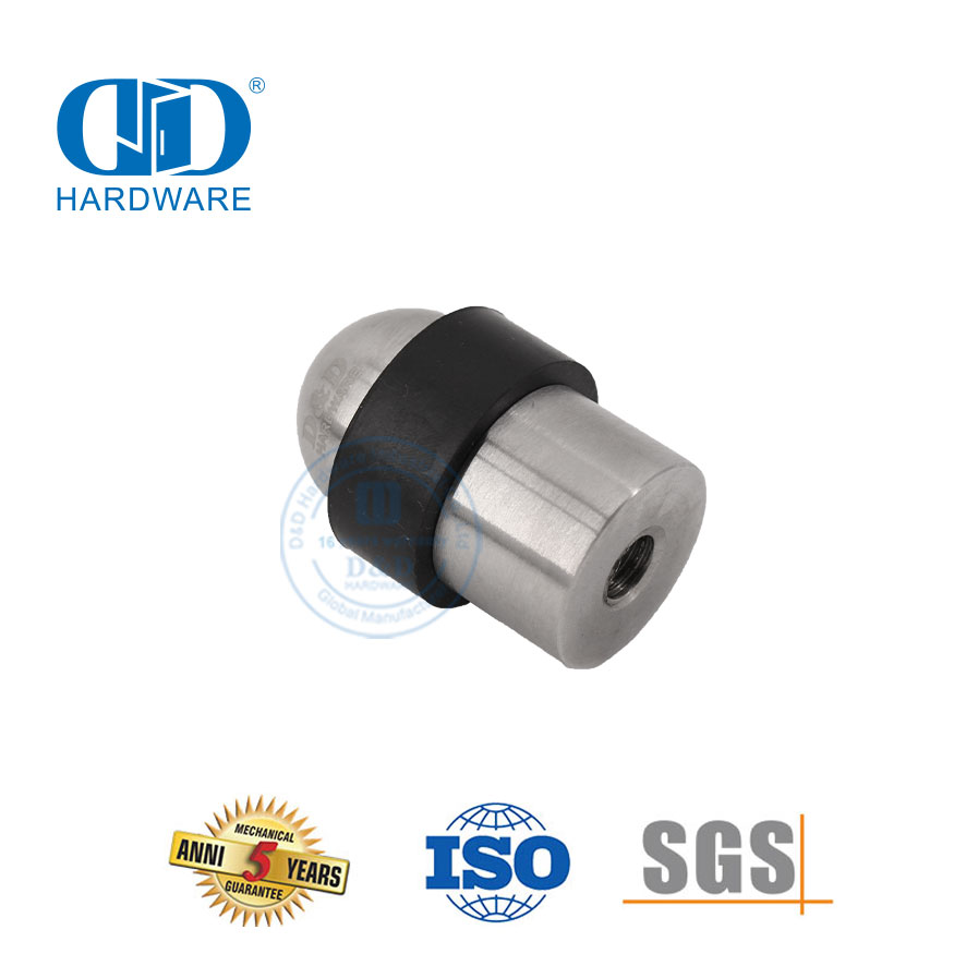 Kommersiële gebou hardeware satyn afwerking vloer gemonteerde deur stop vir Hotel-DDDS008