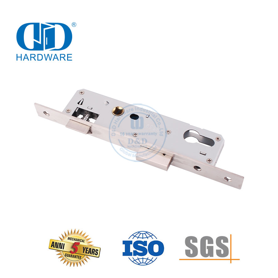SUS 304 Ingangsdeur Hardeware Toebehore Euro Smal deurslot-DDML021-3085