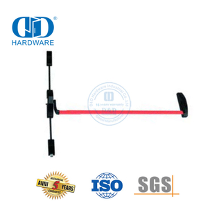 Staal Panic Exit Hardware Vertikale Dwarsbalk vir Nooduitgang-DDPD036