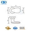 Hoë kwaliteit moderne mortise slot hardeware soliede hefboom Deurhandvatsel-DDSH038-SSS