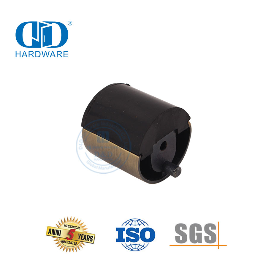 Vlekvrye staal sinklegering Antieke koperafwerking vloerdeurstoppers-DDDS012-AB