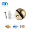 Satyn Messing Deur Hardeware Duursame vloergemonteerde tipe sinklegering deurstopper-DDDS004-SB