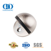 Satyn Nikkel Sink Allooi Vloer Gemonteerde Split Tipe Deur Stopper-DDDS004-SN