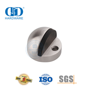 Hoë standaard vlekvrye staal halfbolvormige vloer gemonteerde deurstopper-DDDS002-SSS