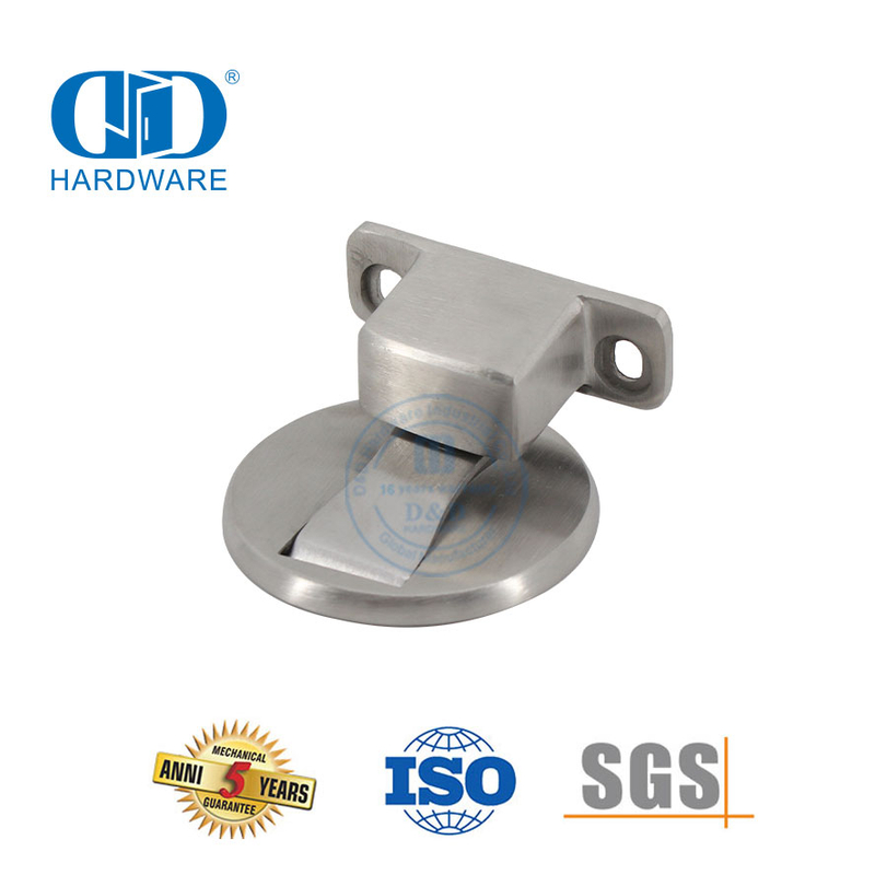 Nuwe model sink ronde koffie MSN Swart Meubeldeur Toebehore Magnetiese Vloer Deur Stopper-DDDS037