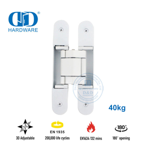 Sinklegering 3D versteekte versteekte verstelbare deurskarnier-DDCH008-G40
