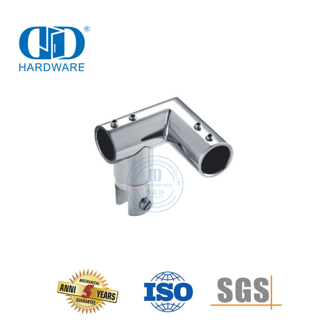 Vlekvrye staal top mariene hardeware Opvou draaibare verbindingstoebehore Glaspaneel bracket Connector-DDSC040