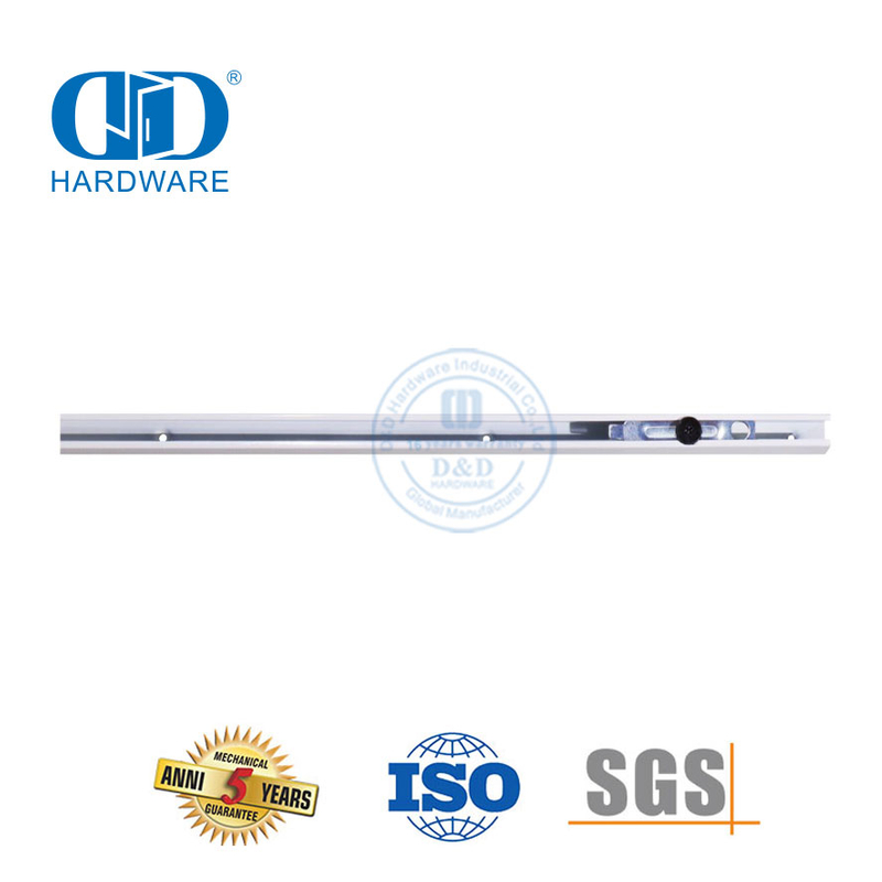 Vlekvrye staal pasgemaakte moderne opvoubare tweevoudige skuurdeur-hardewarestelle Binne-houtdeur-hardeware-DDBD074