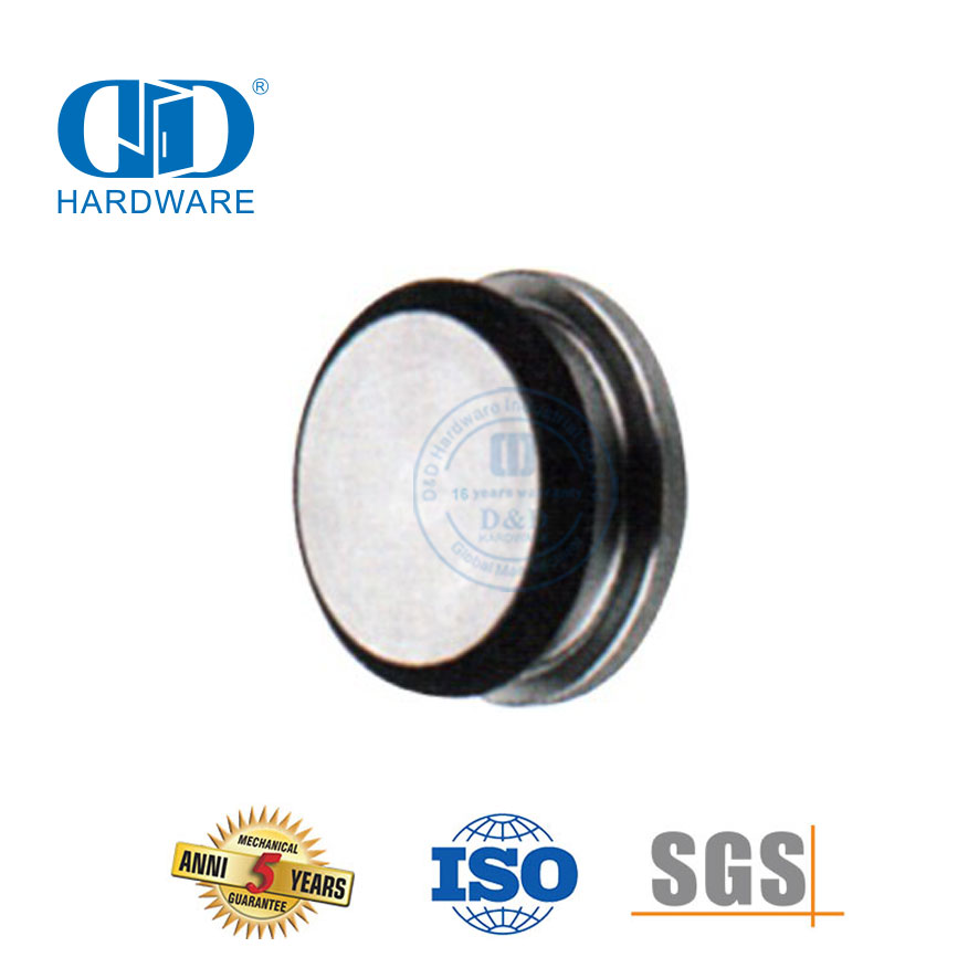 Die mondstuk sluiting Buis prop Vlekvrye staal glas hardeware glas bykomstighede stel skuifdeur buis vir badkamer toilet-DDGS125