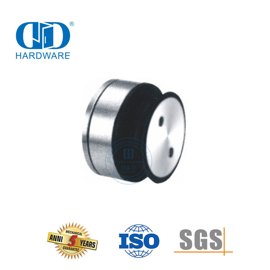 Vlekvrye staal Gordyn Muur Punt Bevestiging Spin Connector Pas Roller Meubels Hardeware Glas Fitting-DDGP022
