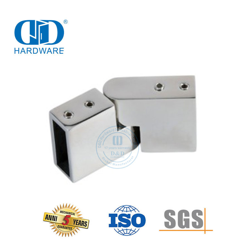 Vlekvrye staal kommersiële storthokkies Vaste bracket Glashouer Verdeler Afskortingsklem Connector-DDSC019