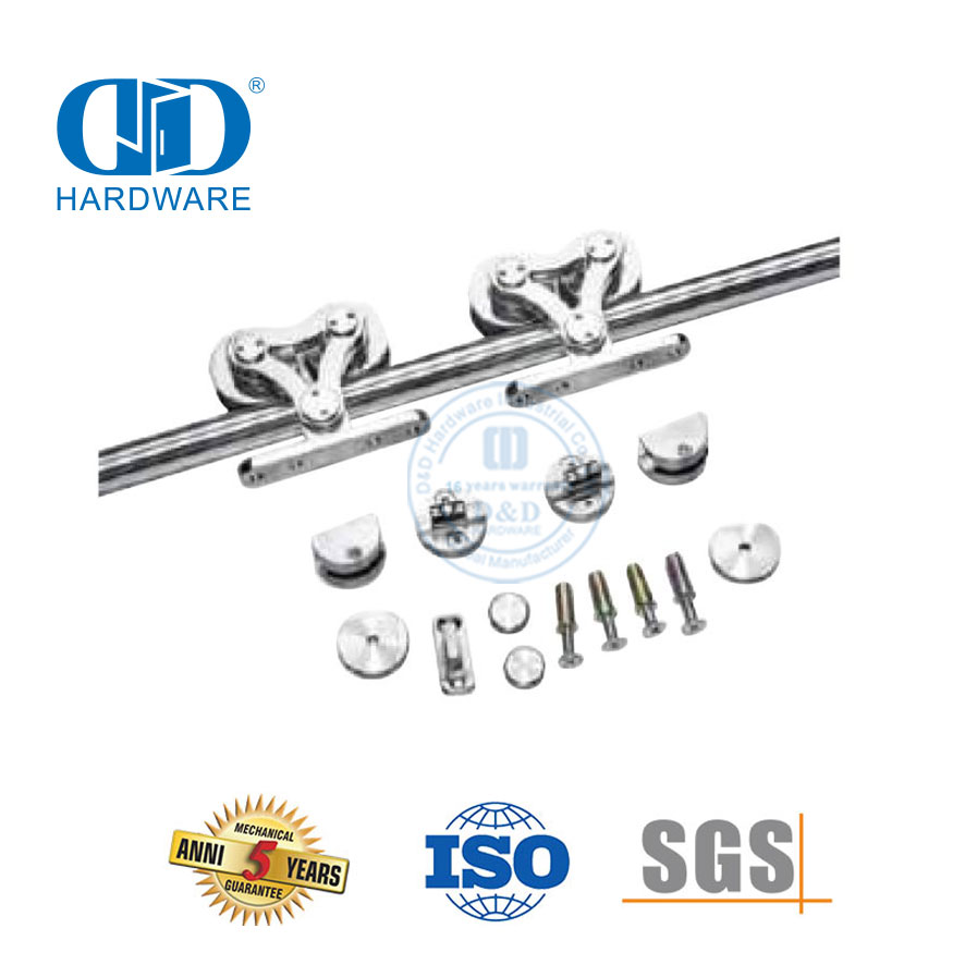 Vlekvrye Staal Skuifdeur Hardeware Staal Garage Hardeware Deur Hardeware Track Set-DDBD051