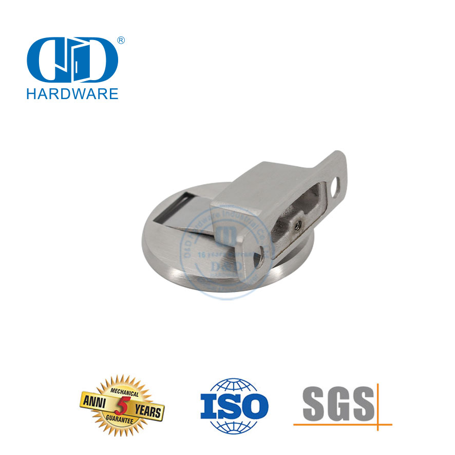 Nuwe model sink ronde koffie MSN Swart Meubeldeur Toebehore Magnetiese Vloer Deur Stopper-DDDS037