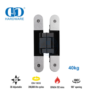 EN1935 3D versteekte deurskarnier vir kommersiële gebou-DDCH008-G40