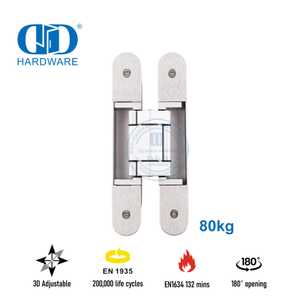 Brandgegradeerde deur EN1935 versteekte skarnier vir 5-ster hotel-DDCH008-G80