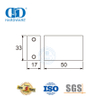 Vlekvrye staal glas hardeware skuifdeur hardeware Muur Stand-DDSL001-6