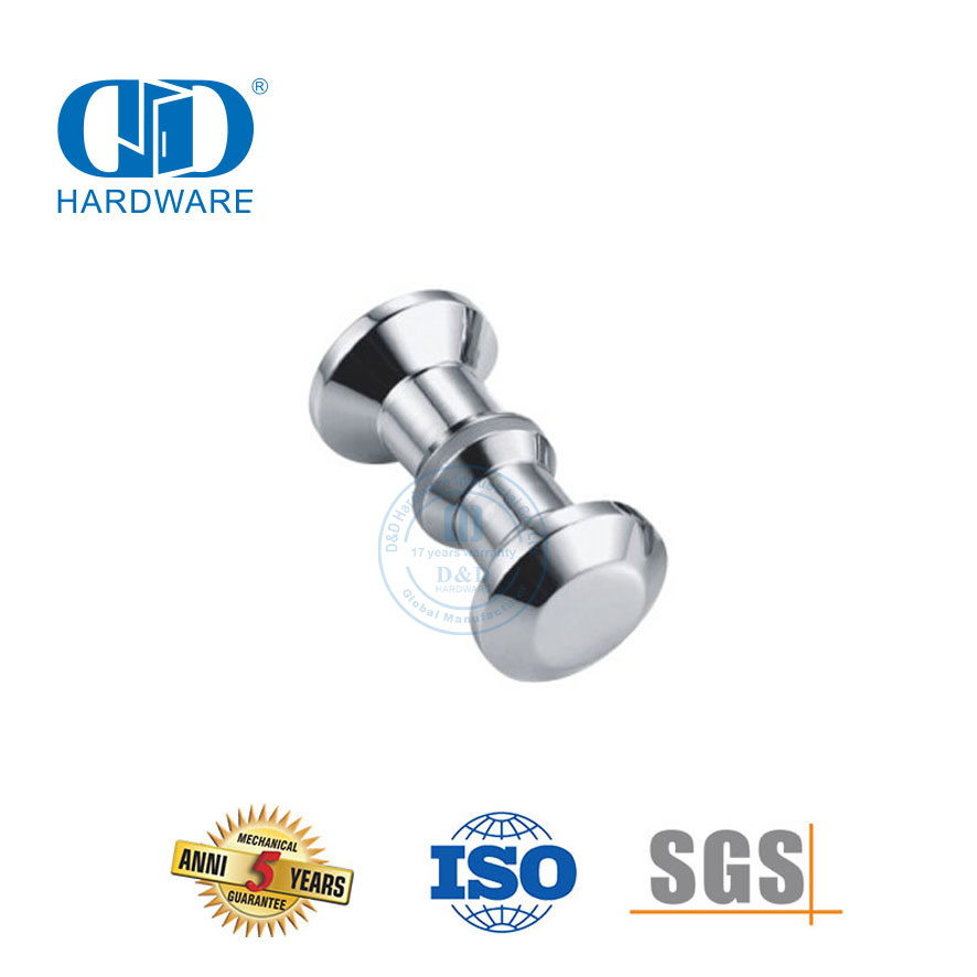 Aluminiummeubels Toebehore Badkamerdeurhandvatsel Hardeware Toebehore Stortskermdeurknop-DDSK002