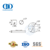 TOP 90 Deg Glas Connector Vlekvrye Staal Glas Hardeware Badkamer Toebehore Glas Pas vir skuifdeur-DDGS113